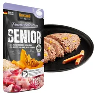 Belcando Nassfutter Senior 125 g - Tierbedürfnis: Haut & Fell - Nachhaltigkeit: Nicht angegeben - Lebensphase: Senior - Produkttyp: Alleinfutter - Packungsgrösse: 125 g - Fleischsorte: Huhn