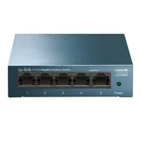 TP-Link Switch LS105G 5 Port - SFP Anschlüsse: 0 - Montage Switch: Desktop - Wand - SFP+ Anschlüsse: 0 - QSFP+ Anschlüsse: 0 - SFP28 Anschlüsse: 0 - Switch Management: Unmanaged