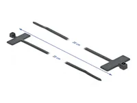 Delock Kabelbinder mit Beschriftungsfeld L 200 x B 2,5 mm schwarz 10 Stück