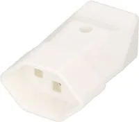 Max Hauri Kupplung T23 - Weiss - Detailfarbe: Weiss - Stromanschluss Seite A: T23 - Schalter: Nein - Stromanschluss Seite B: Schraubklemme - Typ: Kupplung