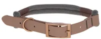 Kerbl Halsband Monte Carlo 12 mm x 45 cm - 65 cm - Halsumfang: 45 - 65 cm - Material: Polyurethan (PU) - Detailfarbe: Grau - Eigenschaften: Keine spezielle Eigenschaft - Tierart: Hund