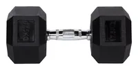 Fitcom Hex Dumbbell 17.5 kg - Hantelart: Kurzhantel - Gewicht Total: 17.5 kg - Material: Gummi - Sportart: Fitness