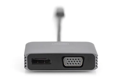 Digitus USB Type-C™ 4K 2-in-1 DisplayPort + VGA Graphics Adapter