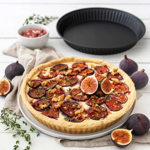 Zenker Quiche-Backform Special – Countries Ø 30 cm - Materialtyp: Metall - Material: Stahl - Detailfarbe: Schwarz - Set: Nein - Backform Typ: Quiche-Backform - Verpackungseinheit: 1 Stück