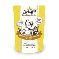 Betty's Landhausküche Nassfutter Geflügel pur mit Borretschöl, 100 g - Tierbedürfnis: Verdauung - Magen & Darm - Geschmacksrichtung: Geflügel - Zertifikate: Keine Zertifizierung - Fleischsorte: Geflügel - Packungsgrösse: 100 g - Futtereigenschaft: Ohne kü