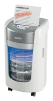 Leitz Bürogeräte Aktenvernichter IQ OptiMax Home Office 225 P-5, 15 l, Weiss - Vernichtbare Aktentypen: Papier - Partikelschnitt - Schnittart: Microschnitt - Sicherheitsstufe: 5 - Schnittausgabe: 2 x 15 mm - Blattkapazität: 225 Seiten - Zufuhrautomatik: N