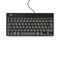 COMPACT BREAK KEYBOARD QWERTZ DE BLACK WIRED