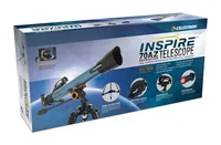 Celestron Inspire 70AZ Refractor 35x Black, Blue
