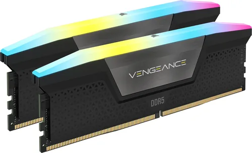 DIMM 16 GB DDR5-5200 (2x 8 GB) Dual-Kit (schwarz, CMH16GX5M2B5200C40, Vengeance RGB, INTEL XMP)