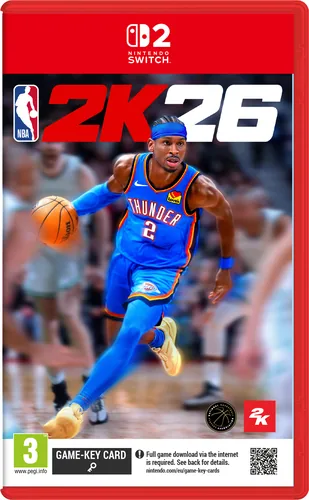 Take 2 NBA 2K26 (Game Key Card) - Für Plattform: Switch 2 - Genre: Sport - Altersfreigabe ab: 3 Jahren - Lieferart Game: Game-Key Card - Koop lokal: Nein - Multiplayer lokal: Ja