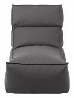 Blomus Sessel STAY 60 x 120 cm, Coal - Tiefe: 120 cm - Breite: 60 cm - Höhe: 75 cm - 80 cm - Belastbarkeit: 100 kg - Sitzhöhe: 40 cm - Detailmaterial: Kunststoff - Polyamid (PA) - Polyester (PES) - Polyurethan (PU) - Styropor - TPU