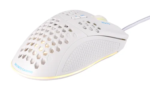 Deltaco Gaming GAM-108-W mouse Right-hand USB Type-A Optical 6400 DPI