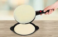 Trisa Crêpe Maker Easy Crêpe 800 W - Detailfarbe: Schwarz - Leistung: 800 W - Motive: Kein