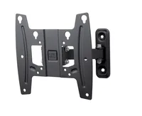 One For All Wandhalterung Solid Turn 90 VESA 200x200 - Eigenschaften: Drehbar - Neigbar - Schwenkbar - VESA Norm: 100x100 mm - 200x100 mm - 200x200 mm - 75x75 mm - Detailfarbe: Schwarz - Maximale Tragkraft: 30 kg - Für Bildschirmdiagonale: 19 - 22 - 23 - 