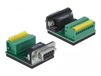 Delock Adapter Sub-D 9 Pin F Terminalblock 9 Pin 0 m - Datenanschluss Seite A: Seriell - Kabeltyp: Adapter - Datenanschluss Seite B: Terminalblock - Kabellänge: 0 m