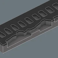 9720 Schaumstoffeinlage 8000 A Zyklop Knarre 1/4 Set 1, 37‑teilig, Werkzeug-Set