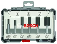 Bosch Professional Nutfräser Set 8 mm-Schaft, 6-teilig - Zubehörtyp: Fräser - Set: Ja