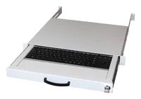 Equip 19 Tastaturschubl. US-LayoutTrackball 1.80m RAL7035