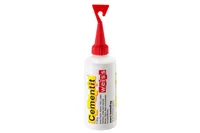 Cementit Bastelkleber 50 g Weiss mit Spachtel - Eigenschaft: Flüssig - Geeignete Oberflächen: Leder - Papier - Karton - Glas - Packungsgrösse: 1 Stück - Detailfarbe: Weiss - Art: Bastelkleber