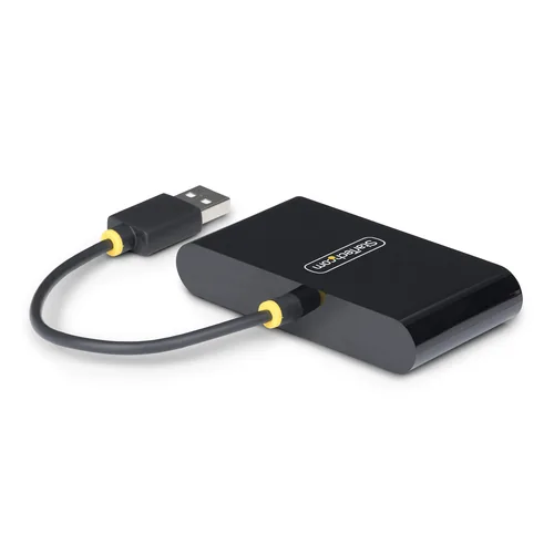 StarTech.com 4-Port USB 2.0 Hub, USB Bus Powered, Small Travel Mini USB Hub, USB 2.0 Splitter, Multi-Port Portable USB Hub, 480Mbps, Overcurrent Protection (OCP)