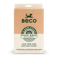 Beco Pets Hundekotbeutel kompostierbar, mit Henkel, 96 Stück - Zubehörtyp: Beutel - Tierart: Hund