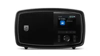 Philips Radio Century TAV2000FB Schwarz - Widerstandsfähigkeit: Keine Angabe - Radio Tuner: FM - Stromversorgung: Akkubetrieb - USB-C - Detailfarbe: Schwarz - Streaming Formate: Keine - Ausstattung: Display - Schlummerfunktion - Senderspeicher - Weckfunkt