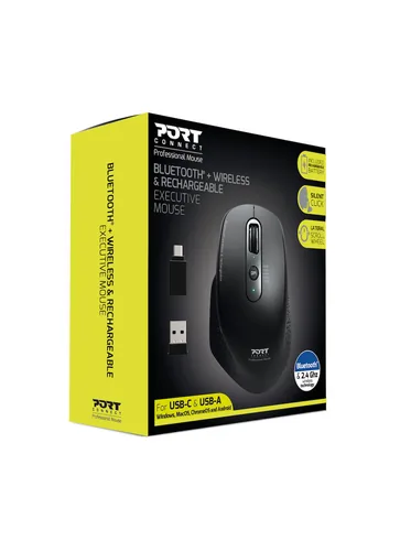 Port MOUSE OFFICE EXECUTIVE RECHARGEABLE BLUETOOTH COMBO