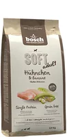 Bosch Tiernahrung Halbfeuchtfutter Soft Adult, Huhn & Banane, 2.5 kg - Tierbedürfnis: Verdauung - Magen & Darm - Geschmacksrichtung: Geflügel - Fleischsorte: Huhn - Packungsgrösse: 2.5 kg - Futtereigenschaft: Getreidefrei - Single Protein - Hypoallergen -