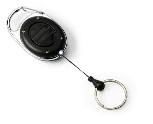 DURABLE Ausweishalter JOJO Style LED 819801 mit Ring schwarz