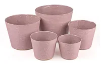 CHALET 601-84184.011 planter Indoor Basket planter Freestanding Textile Pink
