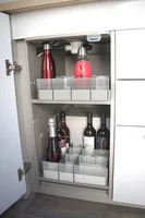 purvario Stauleisten 100 MAXXI 8-teilig, Lichtgrau/Anthrazit - Nachhaltigkeit: Nicht angegeben - Zubehör zu: Campingküche - Campingschrank - Wohnwagen/Van - Zelt - Farbe: Anthrazit - Hellgrau