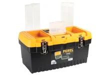 Perel OM19M small parts/tool box Black, Yellow