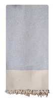 Foutastic Strandtuch Baliksirti Grey - Schnelltrocknend: Ja - Breite: 90 cm - Länge: 180 cm - Farbe: Grau - Beige - Material: Polyester - Baumwolle - Sportart: Wassersport