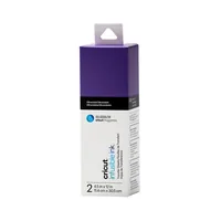 Cricut Aufbügelfolie Joy Infusible Ink 2 Stück, Violett - Geeignet für Drucker: Thermosublimation - Detailfarbe: Violett - Aussenanwendung: Nein - Selbstklebend: Nein - Aufbügelbar: Ja - Folientyp: Sublimationsfolie