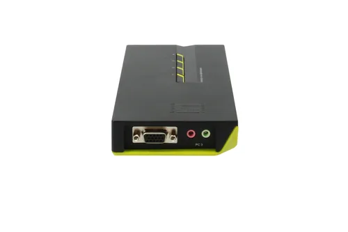 LevelOne KVM-Switch 4 PC VGA+USB+Audio
