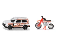 BLISTER Land Rover Defender mit KTM Motorrad