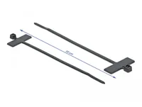 Delock Kabelbinder mit Beschriftungsfeld L 100 x B 2,5 mm schwarz 10 Stück
