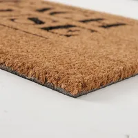 Boltze Fussmatte Beach 60 x 40 cm - Nachhaltigkeit: Nicht angegeben - Motiv: Schriftzug - Detailfarbe: Braun - Schwarz - Breite: 40 cm - Länge: 60 cm - Detailmaterial: Kokosfaser - Polyvinylchlorid (PVC)