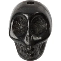 Creativ Company Perlen 12 mm Totenkopf, 32 Stück - Assortiert: Nein - Verpackungseinheit: 32 Stück - Detailfarbe: Schwarz - Dekotyp: Perlen