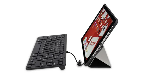 LMP Tastatur Lightning KB iOS und iPad OS - Tastatur Typ: Standard - Tastaturlayout: QWERTZ (CH) - Tastatur Features: Hotkeys - Keyboard Tasten: Chiclet (Notebook) - Detailfarbe: Schwarz - Ziffernblock: Nein