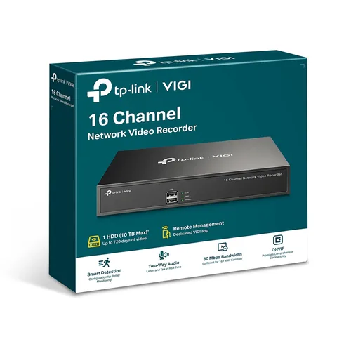 IP Video Recorder  TP-LINK VIGI NVR1016H 16 channels
