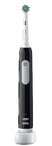 Oral-B Pro 1 Cross Action , Elektrische Zahnbürste (schwarz, mit Reiseetui)