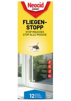 Neocid Expert Insektenfalle Fliegen-Stopp, 12 Stück - Für Schädling: Fluginsekten - Anwendungsbereich: Indoor - Produkttyp: Insektenfalle