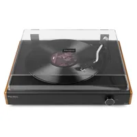 Audizio Plattenspieler RP335 Braun/Schwarz - Detailfarbe: Braun - Schwarz - Plattenspieler Antriebsart: Riemenantrieb - Platte Geschwindigkeit: 33? U/min - 45 U/min - 78 U/min - Tonabnehmer: Dabei - Tonarm: J-Form - Anwender: HiFi