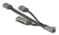 DeLOCK 64303 interface hub USB 3.2 Gen 1 (3.1 Gen 1) Type-C 5000 Mbit/s Grey