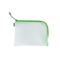 HERMA Etui Mesh Bag 26 x 20 cm, Grün/Weiss - Breite: 26 cm - Höhe: 20 cm - Gefüllt: Nein - Etui-Art: Etui - Material: EVA - Detailfarbe: Grün - Weiss