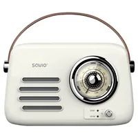 SAVIO RS-02 Portable Radio, white