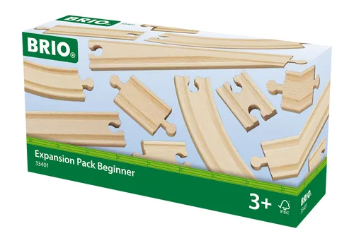 BRIO Eisenbahn Kleines Schienensortiment - Kategorie: Schienen & Weichen - Altersempfehlung ab: 3 Jahren - Material: Holz - Nachhaltigkeit: FSC®
