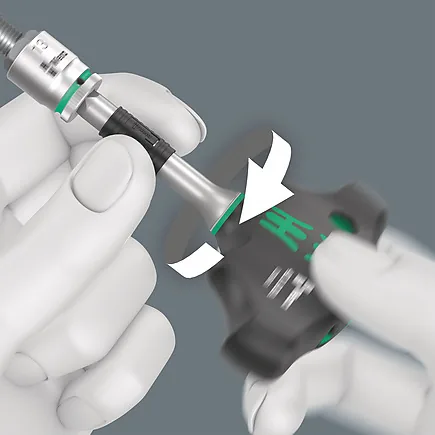 411 A RA Quergriff-Adapterschraubendreher mit Ratschenfunktion