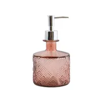 spirella Seifenspender Carmina Terracotta, Glas - Fassungsvermögen: 430 ml - USB-Schnittstelle: Nein - Detailfarbe: Terracotta - Wandmontage: Nein - Sensor-Technik: Nein